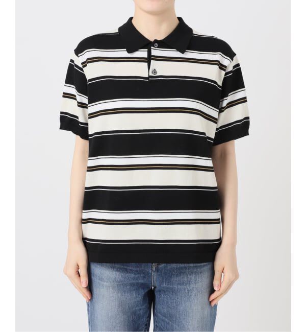 Glyph「《一部店舗+WEB限定》Glyph Multi Border Knit Poloshirt」|ニット・セーター|