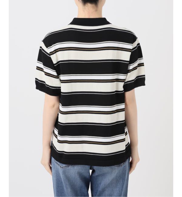 Glyph「《一部店舗+WEB限定》Glyph Multi Border Knit Poloshirt」|ニット・セーター|