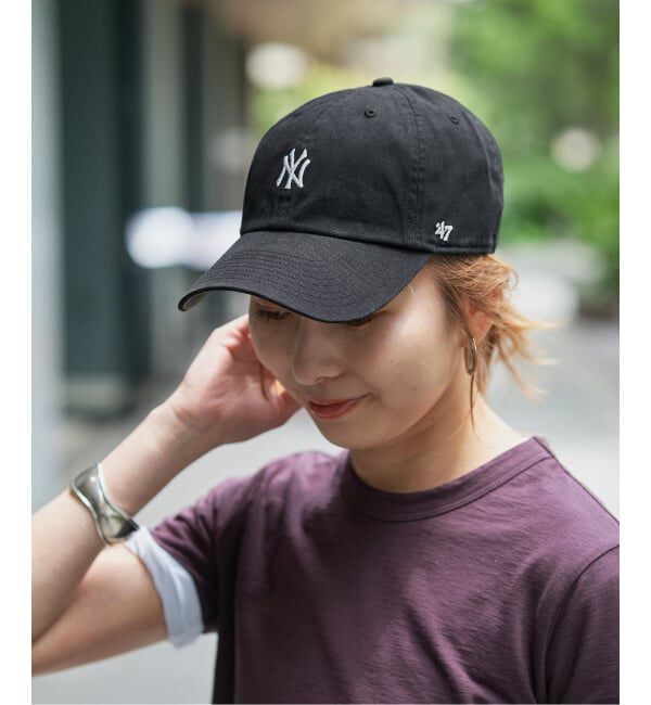 Spick and Span「《WEB限定》'47 / フォーティーセブン A B-BSRNR17GWS-BK」|キャップ・キャスケット|