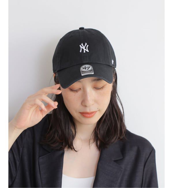 Spick and Span「《WEB限定》'47 / フォーティーセブン A B-BSRNR17GWS-BK」|キャップ・キャスケット|