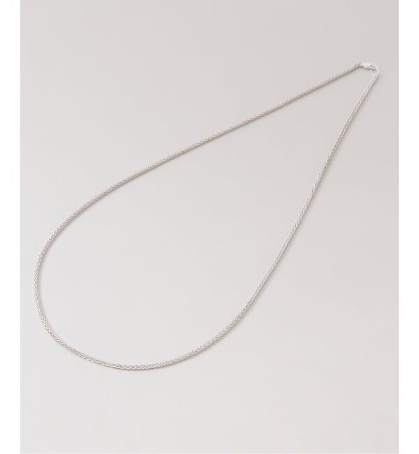 Spick and Span「《WEB限定予約》【SAMH by LILAS】ジャーマンツイストチェーンネックレス SV」|ネックレス|