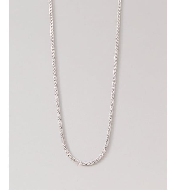 Spick and Span「《WEB限定予約》【SAMH by LILAS】ジャーマンツイストチェーンネックレス SV」|ネックレス|