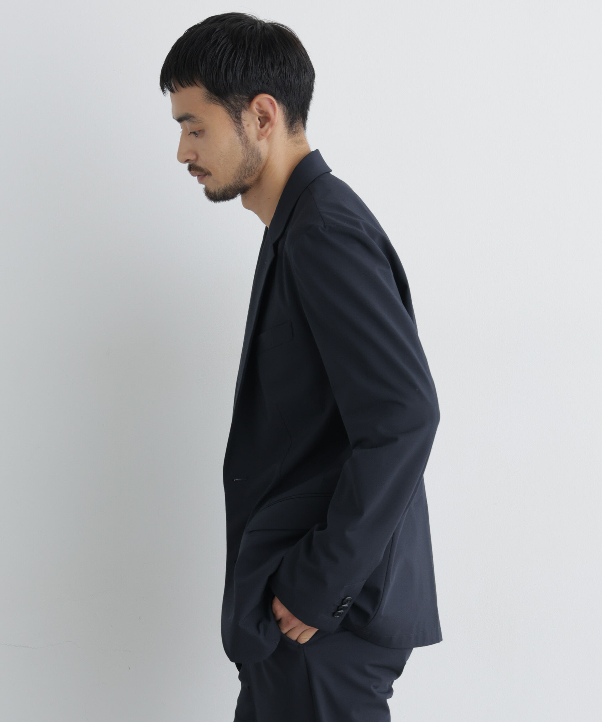NANO universe「「Damerino」ウールライクトロストレッチセットアップ/WASHABLE」|スーツ|