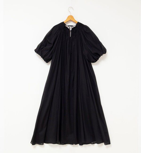 NOLLEY'S「【一部WEB限定カラーアイテム】ウォッシャブルハンドスモックバルーン袖ワンピース」|ワンピース|