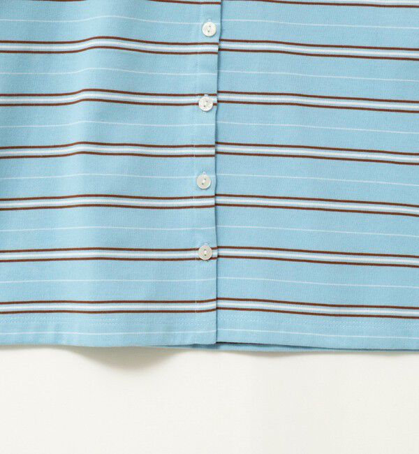 NOLLEY'S「マルチボーダークロップドカーディガン」|カーディガン|