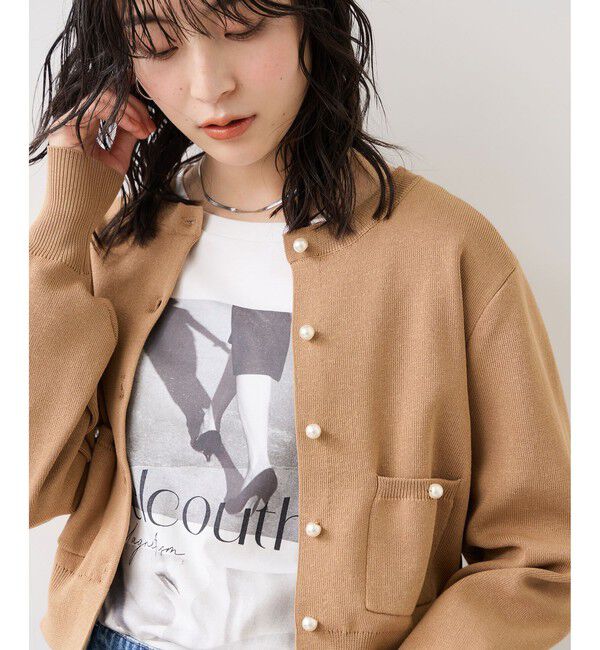 VIS「ロゴ＆フォトアソートプリントロンT」|Tシャツ・カットソー|
