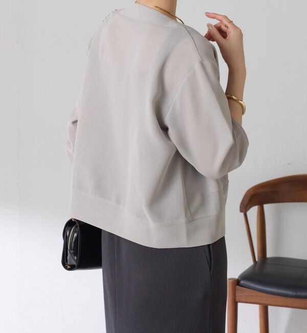  「【追加販売/SNS再生回数340万】スキッパーメッシュメタルボタンカーディガン」|シャツ・ブラウス|