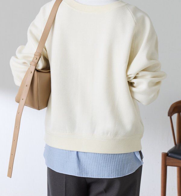  「【リバイバル/９色展開】スウェットライク2WAY ニット」|ニット・セーター|