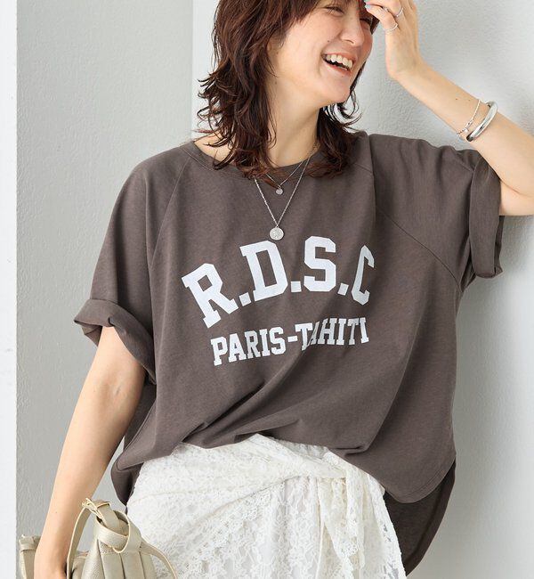  「【Yossshiiii企画/6色展開/ひんやりタッチ】R.D.S.CロゴTee」|Tシャツ・カットソー|ブラウン