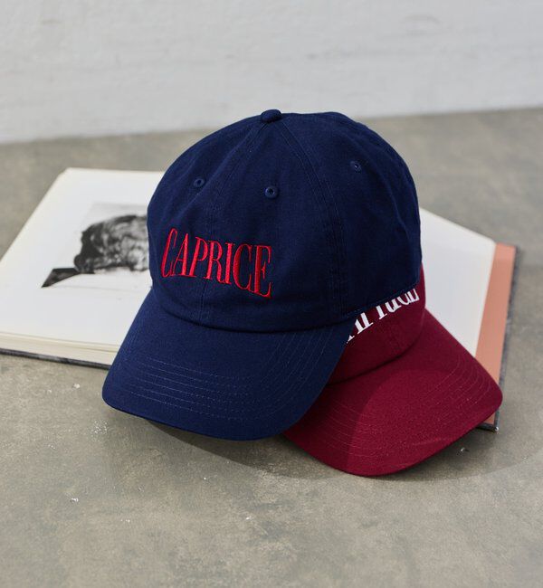  「Caprice ロゴキャップ」|ハット|ネイビー