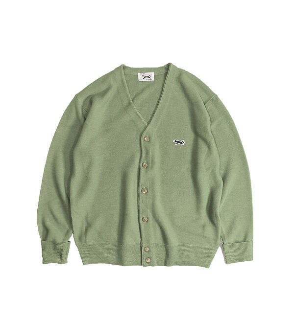 ABAHOUSE「【PENNEY'S / ペニーズ】THE FOX COLOR CARDIGAN」|ニット・セーター|セージグリーン