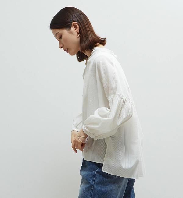 Soffitto「《定番》ギャザーブラウス」|シャツ・ブラウス|