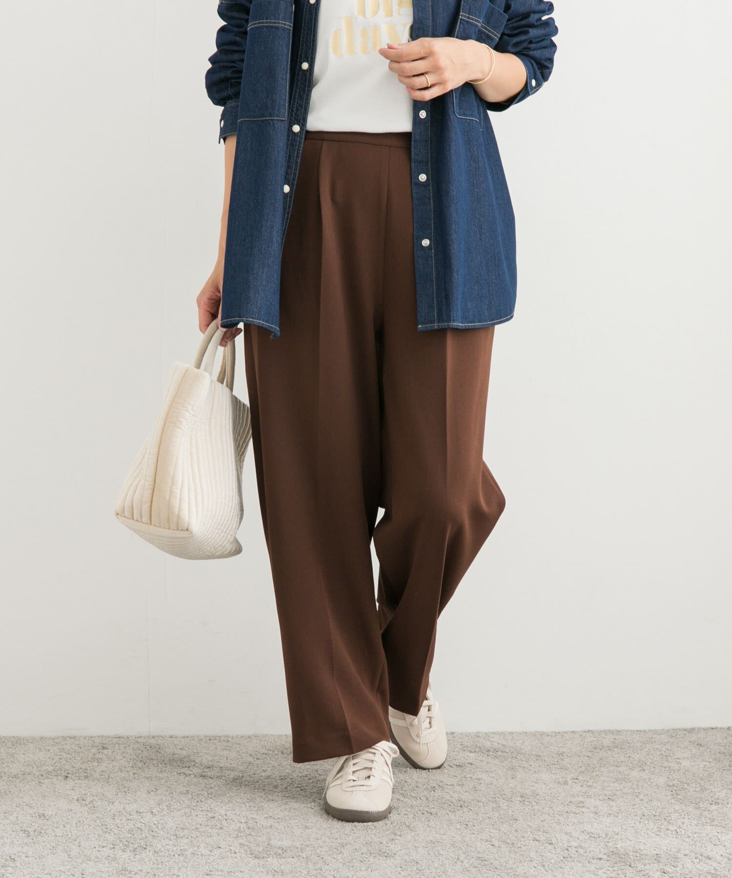 URBAN RESEARCH DOORS「カットジョーゼットパンツ」|その他|