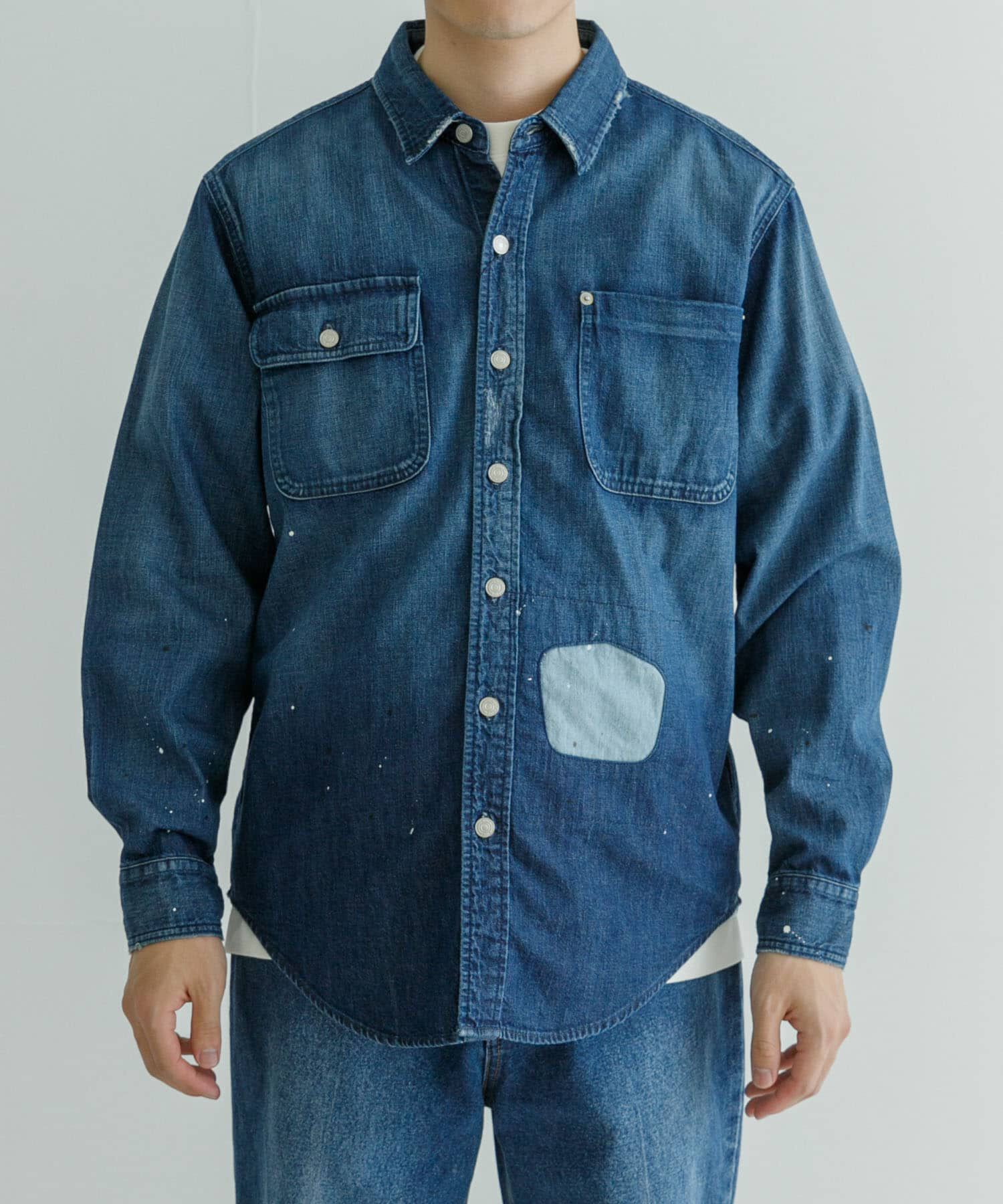 URBAN RESEARCH「FREEMANS SPORTING CLUB　GREAT JONES JEAN SHIRT」|シャツ・ブラウス|