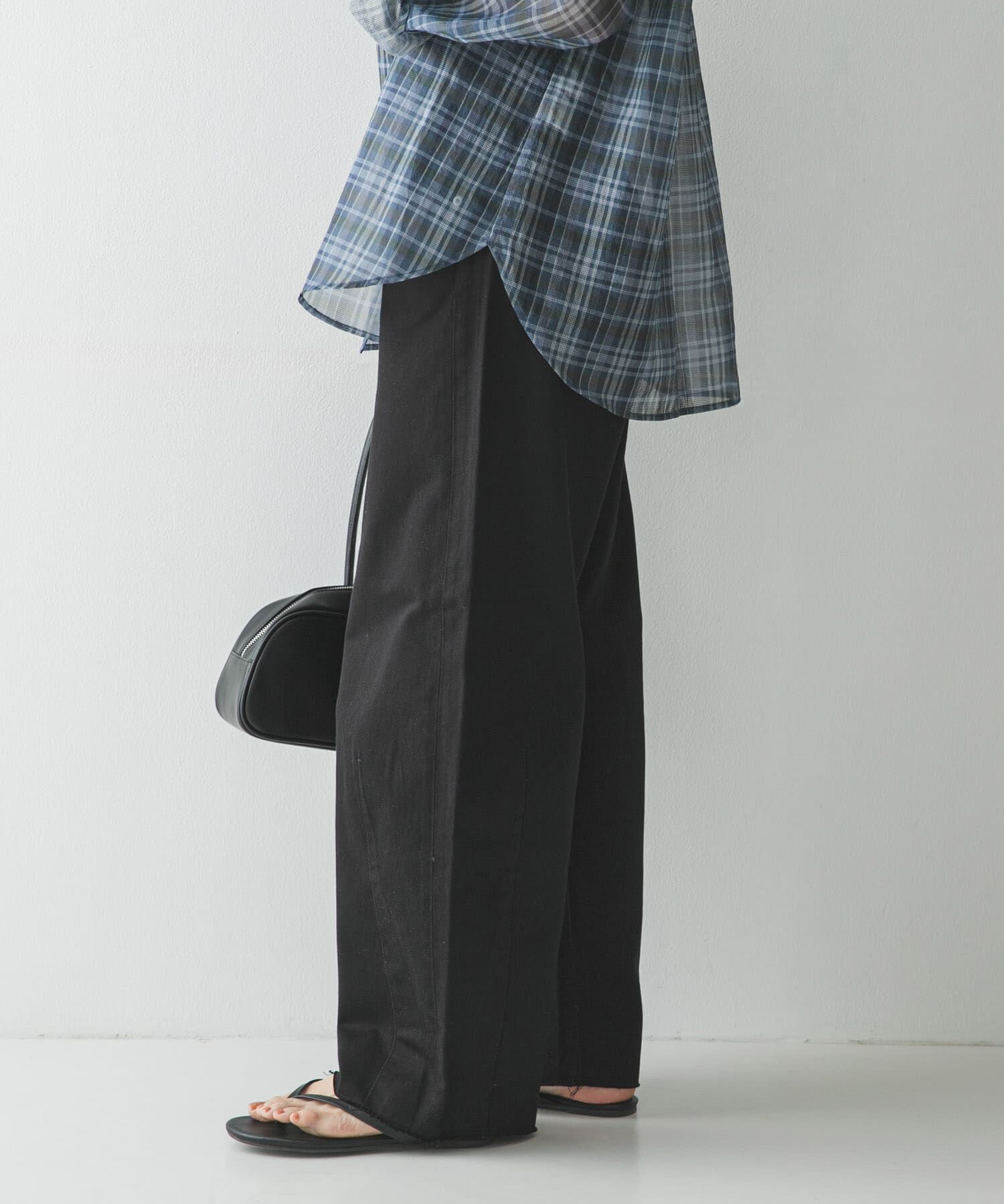 URBAN RESEARCH「コットンサテンカットオフカーブパンツ」|その他|
