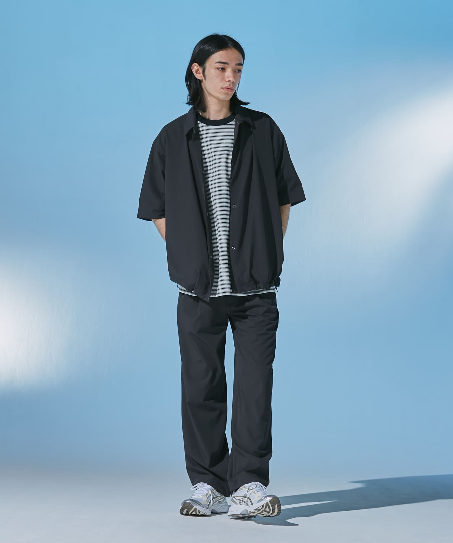 URBAN RESEARCH DOORS「『仁村紗和さん着用』『UR TECH』ｻﾏｼｪｱ ｼｮｰﾄｽﾘｰﾌﾞｼｬﾂｶ  」|カーディガン|