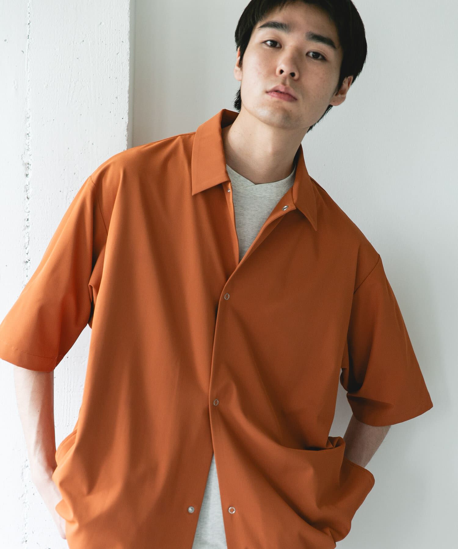 URBAN RESEARCH DOORS「『仁村紗和さん着用』『UR TECH』ｻﾏｼｪｱ ｼｮｰﾄｽﾘｰﾌﾞｼｬﾂｶ  」|カーディガン|