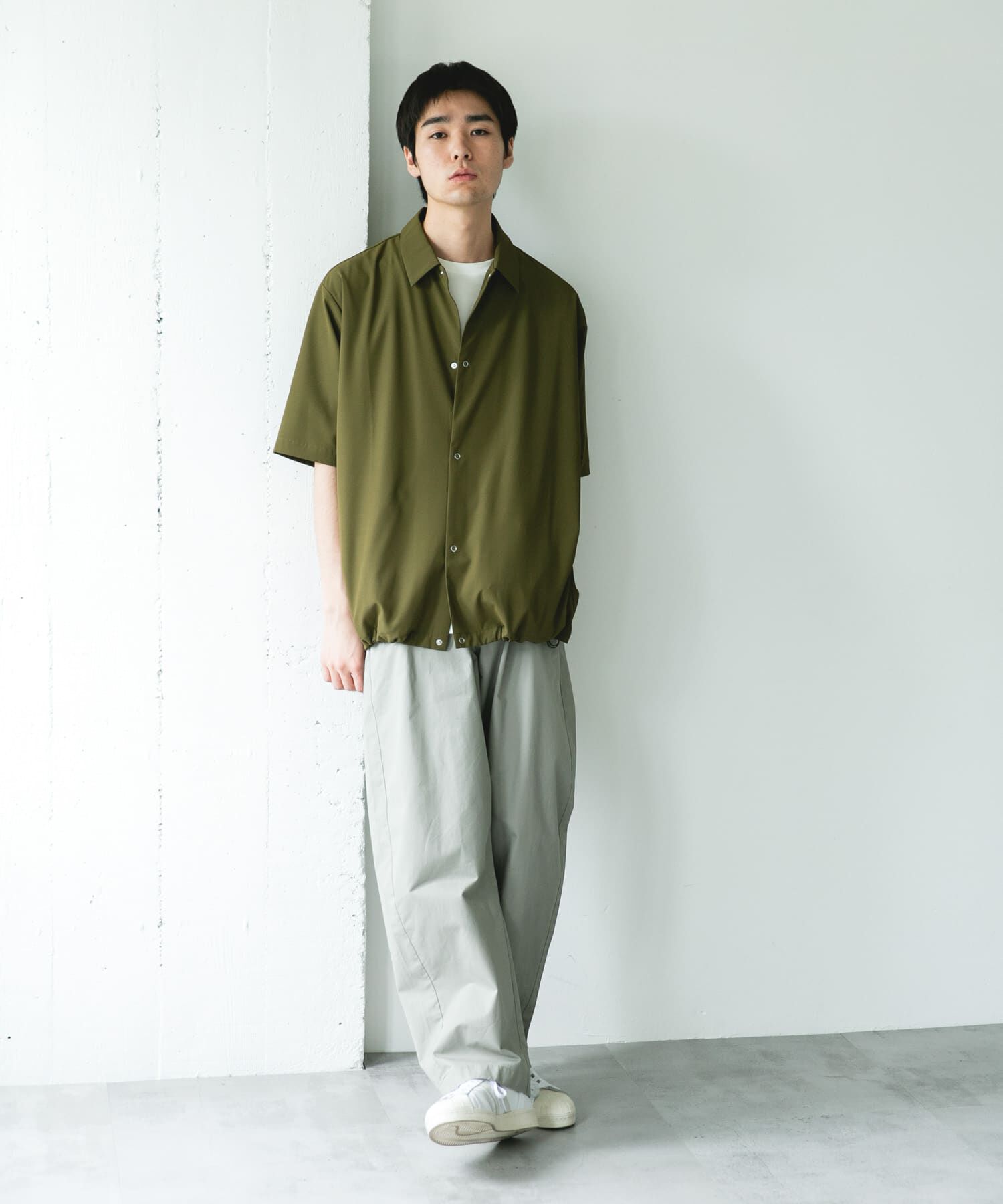 URBAN RESEARCH DOORS「『仁村紗和さん着用』『UR TECH』ｻﾏｼｪｱ ｼｮｰﾄｽﾘｰﾌﾞｼｬﾂｶ  」|カーディガン|