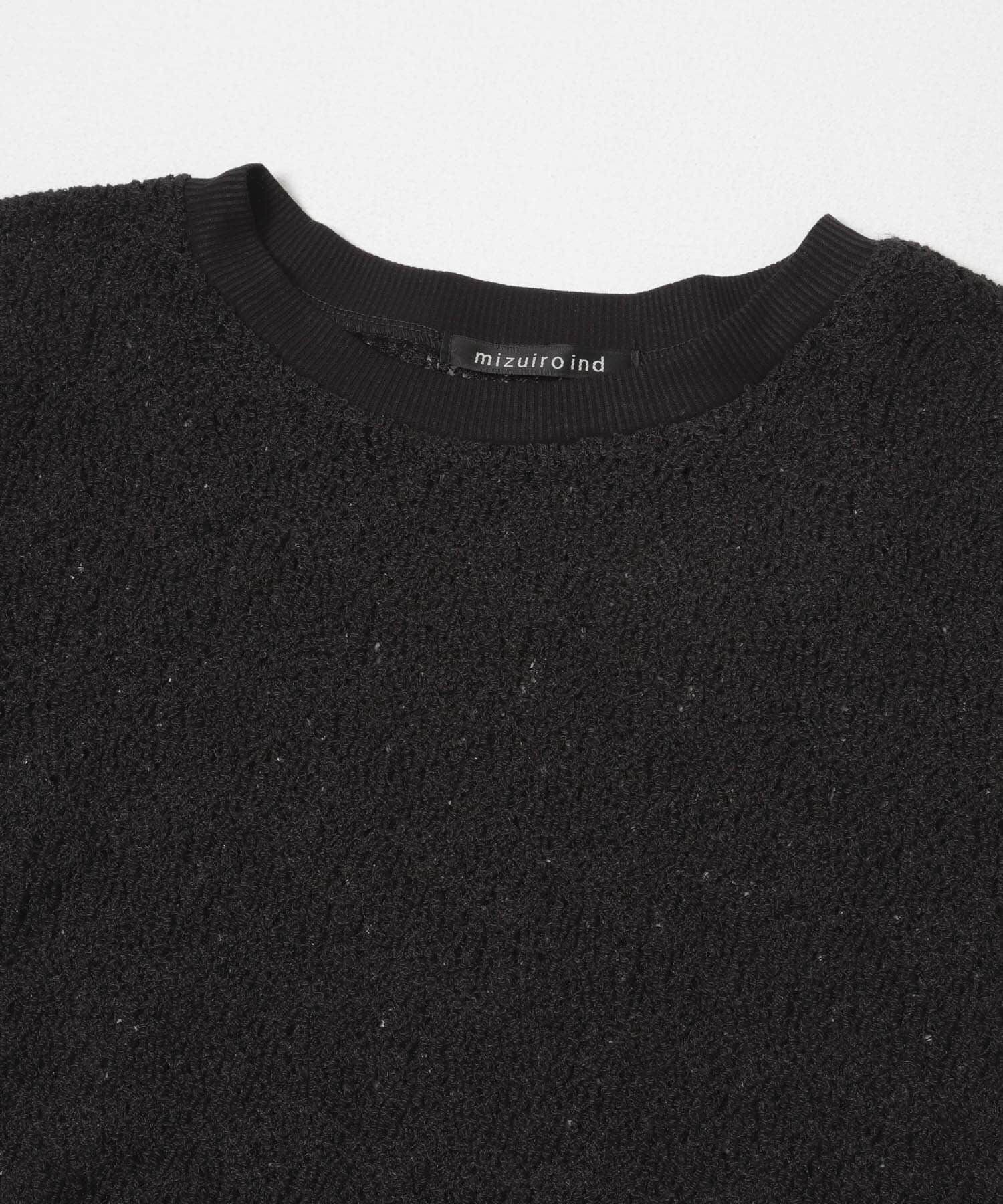 URBAN RESEARCH DOORS「mizuiro-ind　LACE CREW NECK T-SHIRTS」|Tシャツ・カットソー|