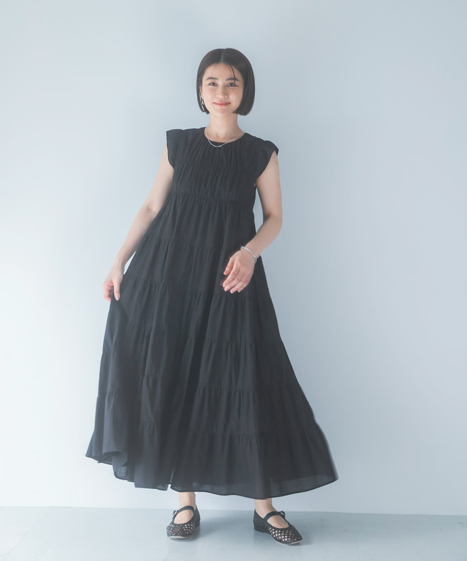 URBAN RESEARCH ROSSO「インドコットンティアードワンピース」|ワンピース|