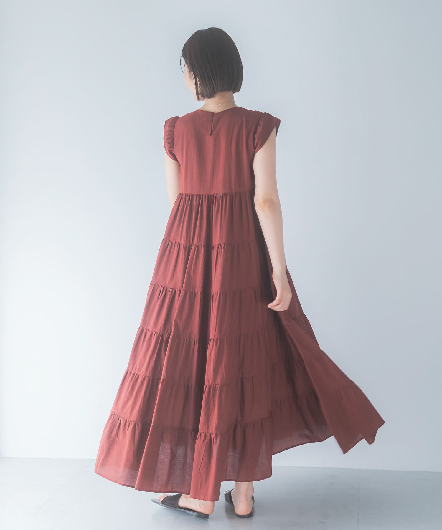 URBAN RESEARCH ROSSO「インドコットンティアードワンピース」|ワンピース|