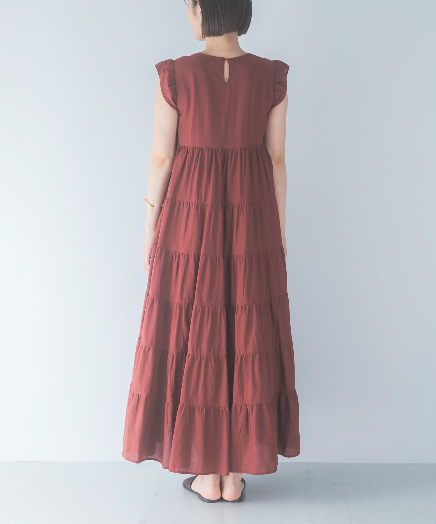 URBAN RESEARCH ROSSO「インドコットンティアードワンピース」|ワンピース|