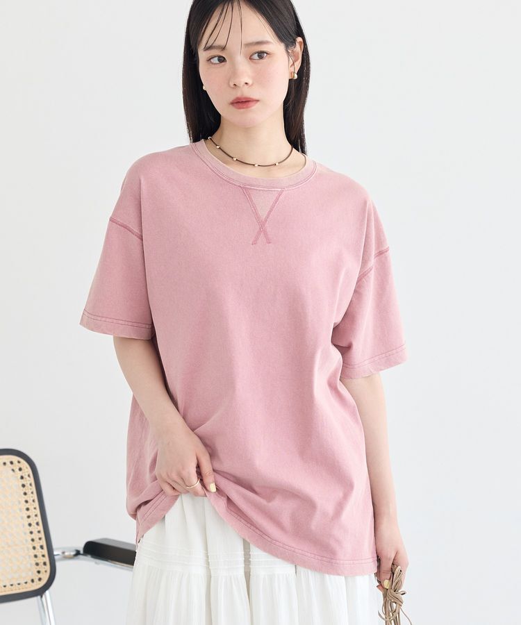 earth music&ecology「ピグメント風Tシャツ」|Tシャツ・カットソー|