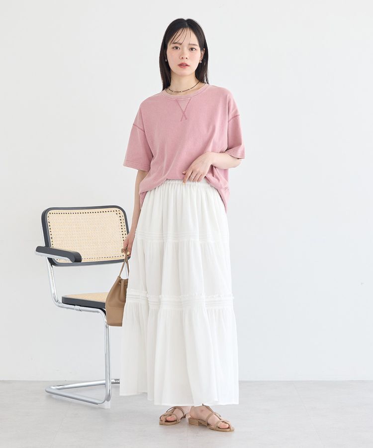 earth music&ecology「ピグメント風Tシャツ」|Tシャツ・カットソー|