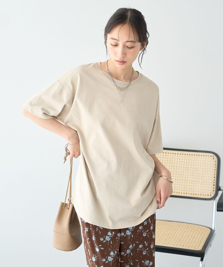 earth music&ecology「ピグメント風Tシャツ」|Tシャツ・カットソー|