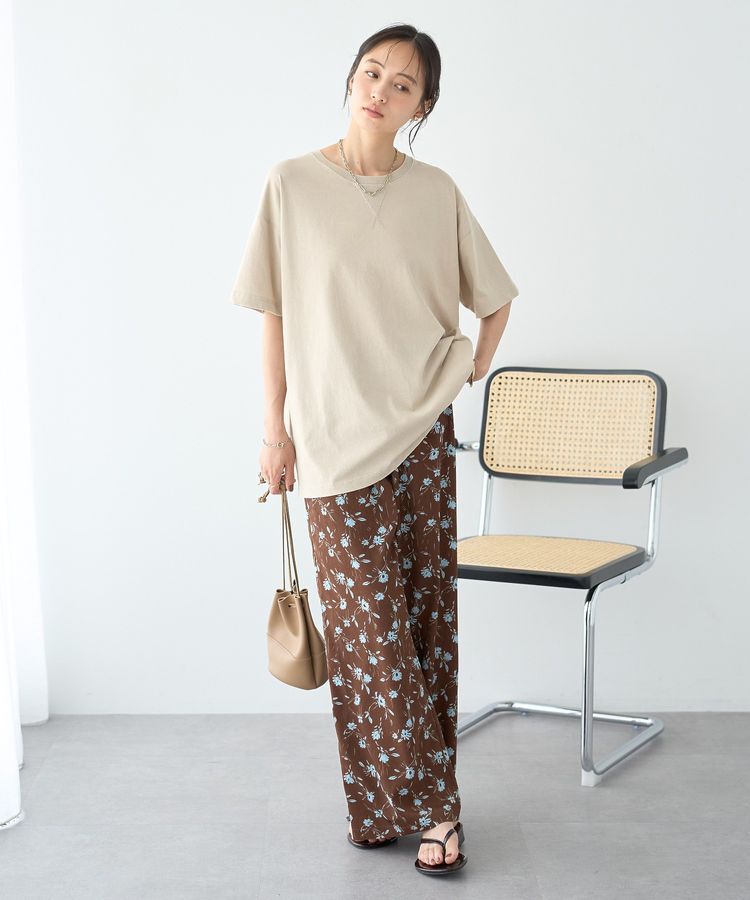 earth music&ecology「ピグメント風Tシャツ」|Tシャツ・カットソー|