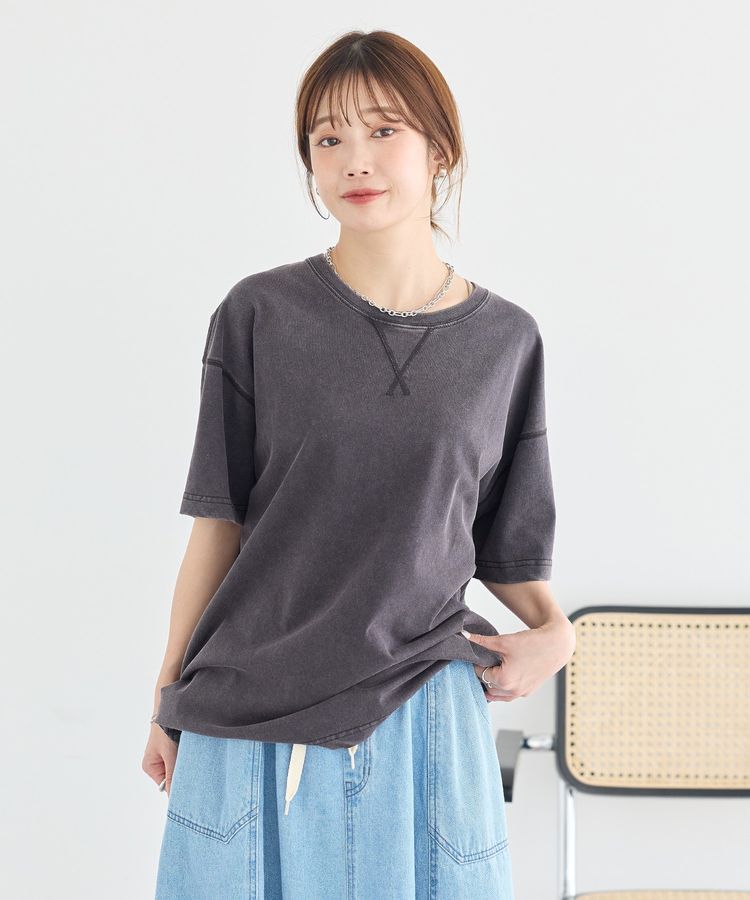 earth music&ecology「ピグメント風Tシャツ」|Tシャツ・カットソー|