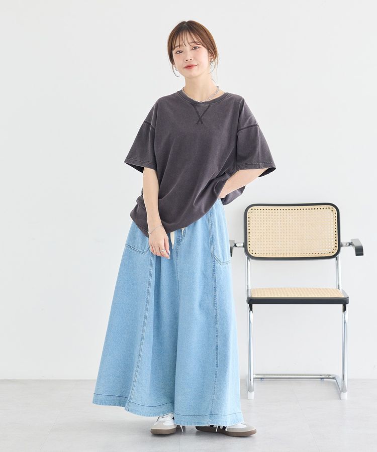 earth music&ecology「ピグメント風Tシャツ」|Tシャツ・カットソー|