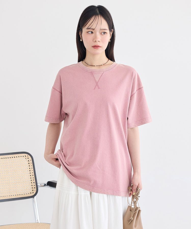 earth music&ecology「ピグメント風Tシャツ」|Tシャツ・カットソー|