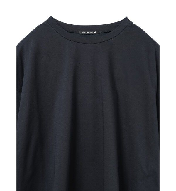 mizuiro ind「mizuiro ind サイドスリットワイドチュニックTシャツ」|Tシャツ・カットソー|
