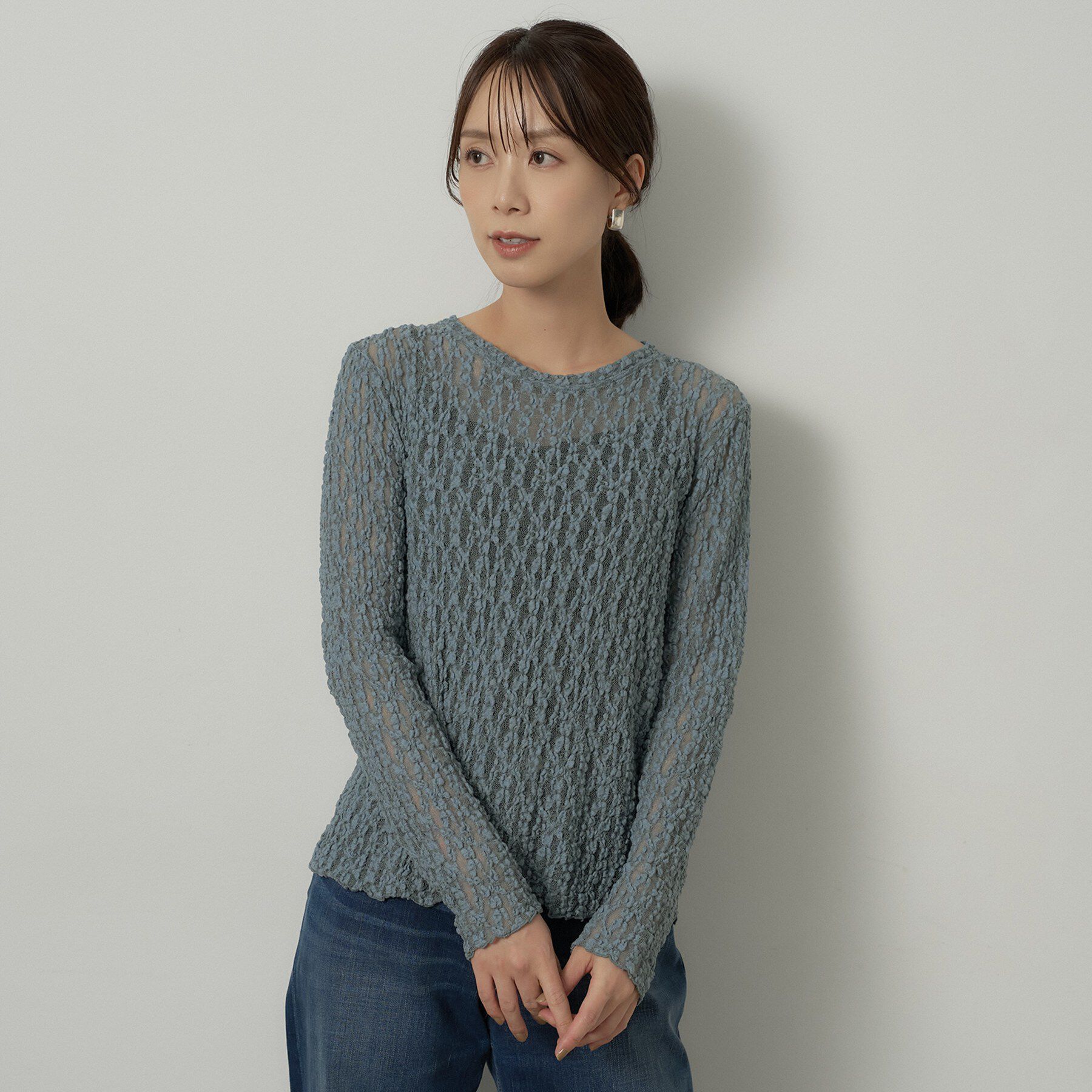 UNTITLED「レースプルオーバー」|Tシャツ・カットソー|