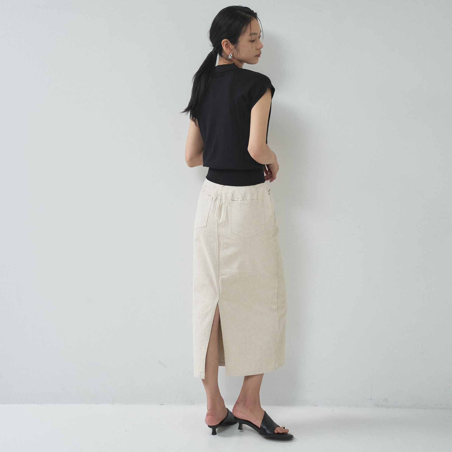 GALLEST「シアーフレンチポロ【接触冷感】」|ニット・セーター|