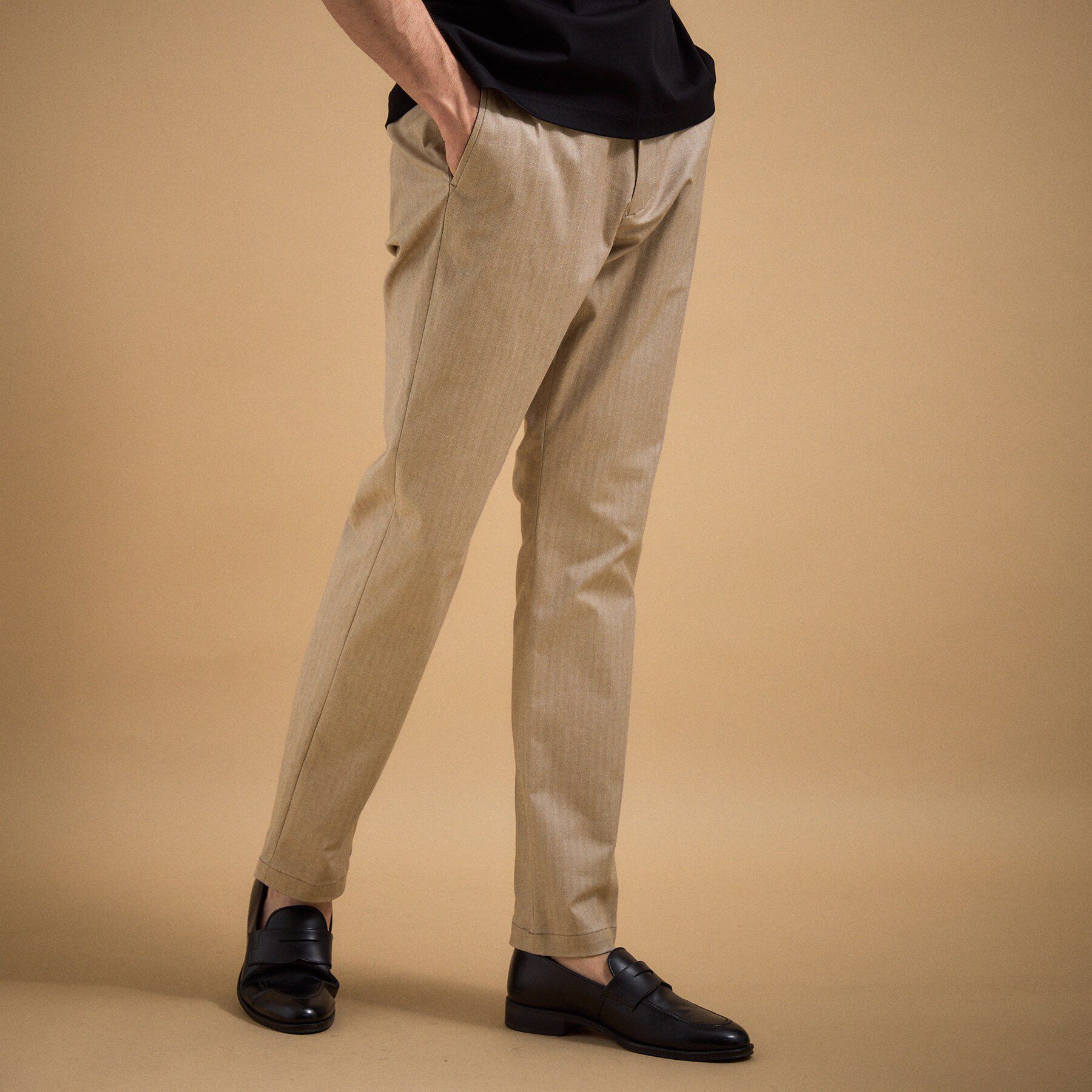 TAKEO KIKUCHI「【銘品】播州織り ヘリンボン ストレートパンツ」|その他|