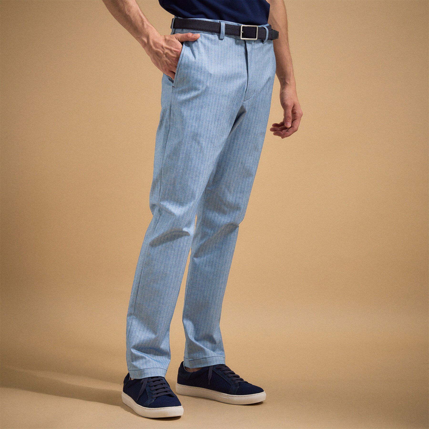 TAKEO KIKUCHI「【銘品】播州織り ヘリンボン ストレートパンツ」|その他|