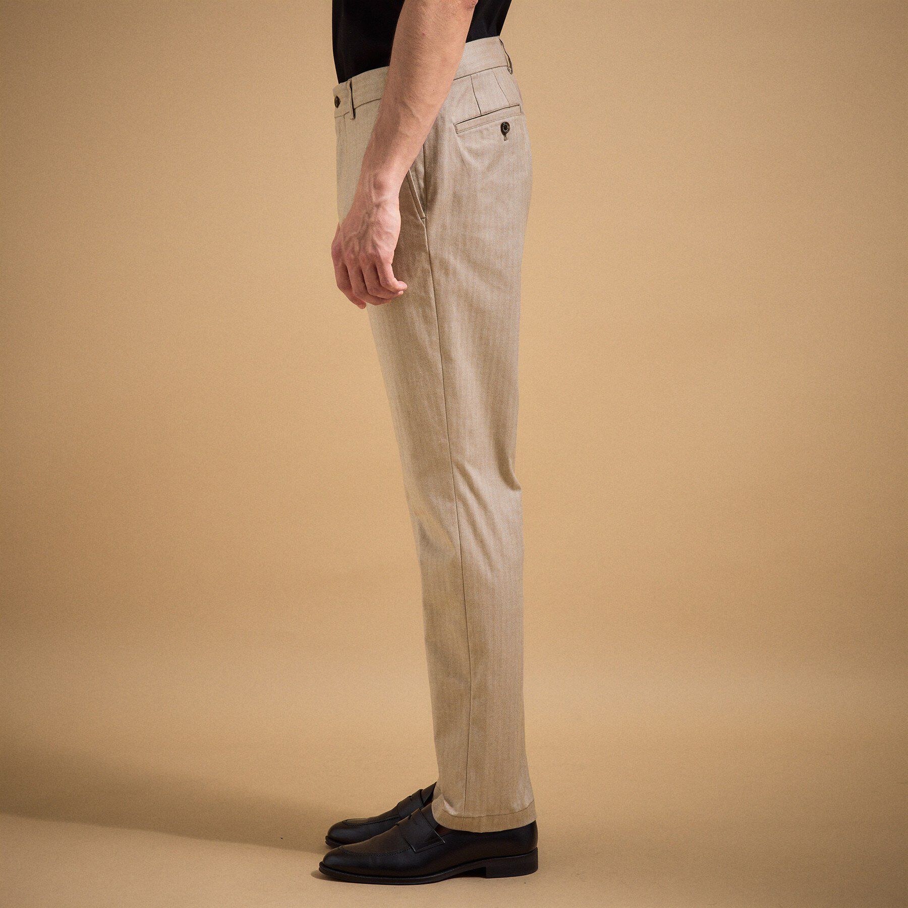 TAKEO KIKUCHI「【銘品】播州織り ヘリンボン ストレートパンツ」|その他|