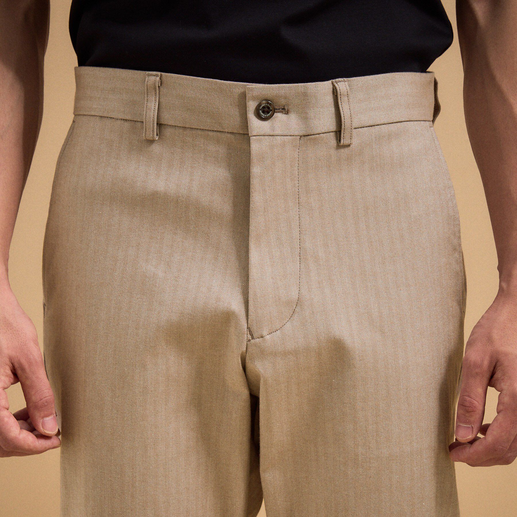TAKEO KIKUCHI「【銘品】播州織り ヘリンボン ストレートパンツ」|その他|
