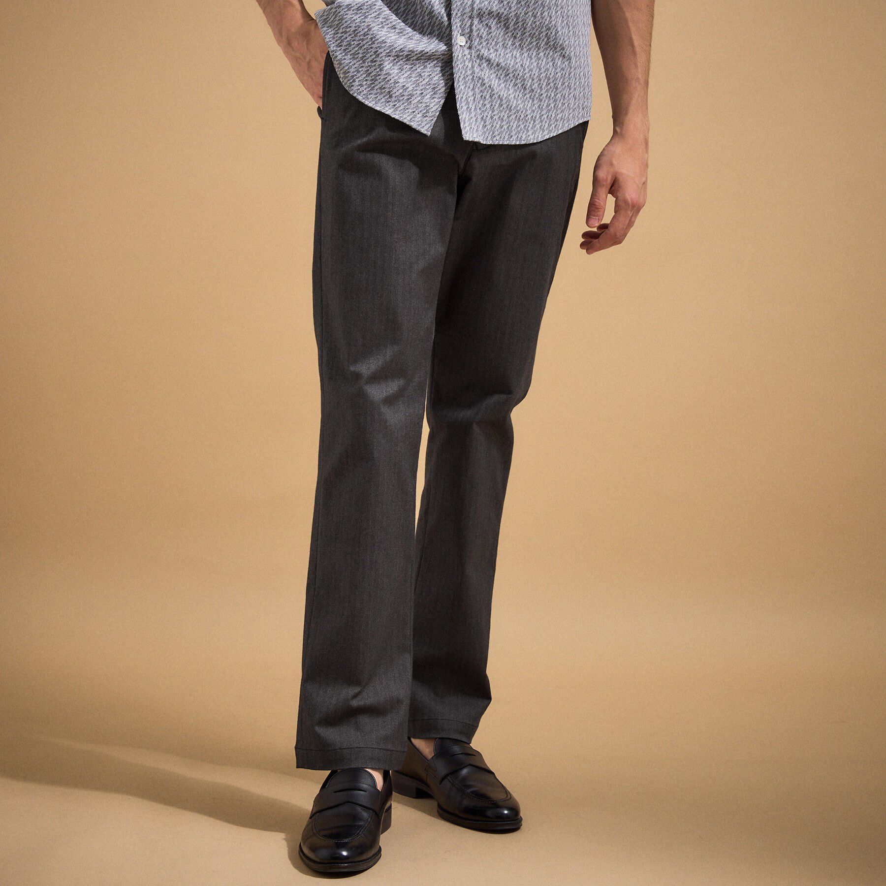 TAKEO KIKUCHI「【銘品】播州織り ヘリンボン ストレートパンツ」|その他|