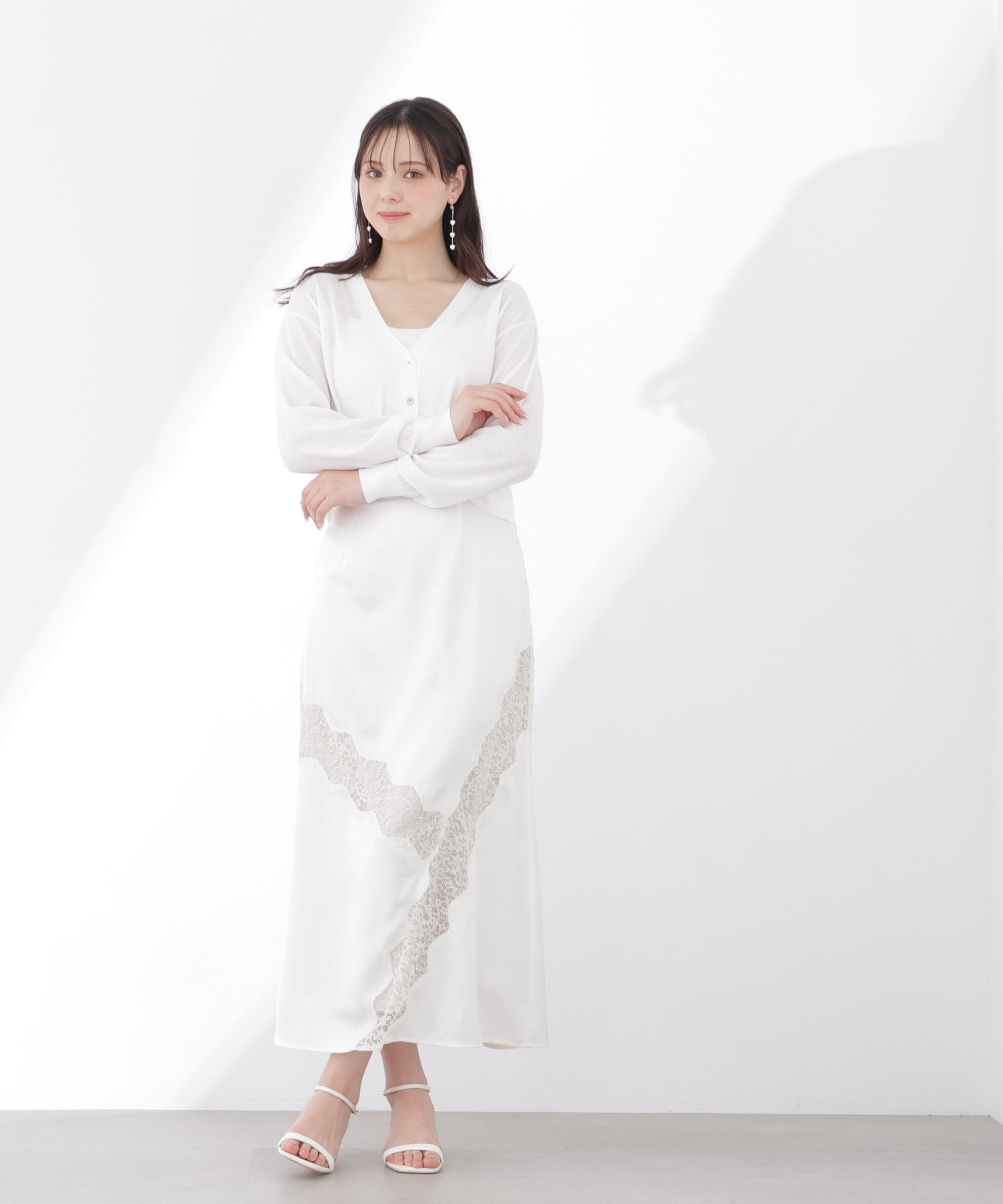 PROPORTION BODY DRESSING「レーストリムスカート 26SS」|スカート|