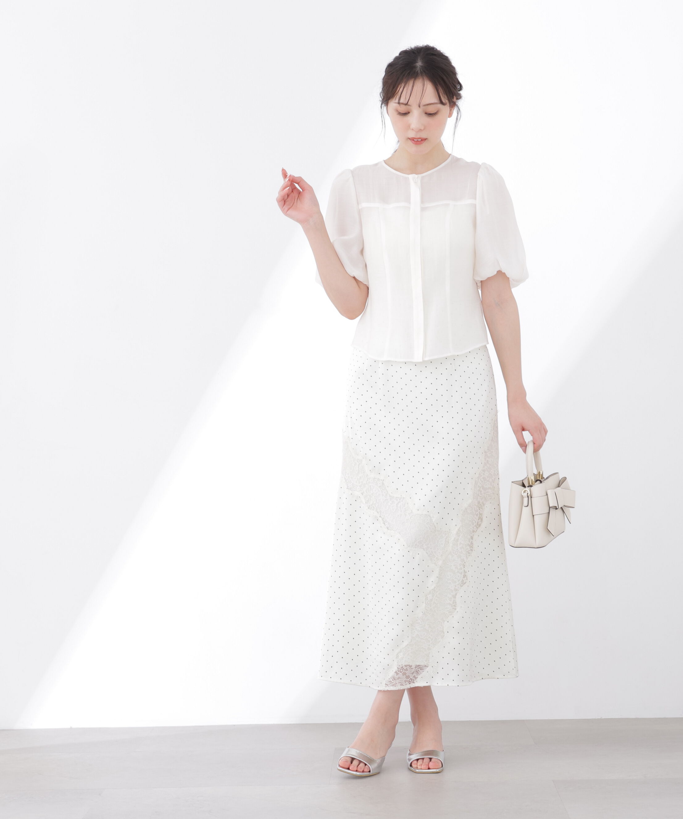 PROPORTION BODY DRESSING「レーストリムスカート 26SS」|スカート|