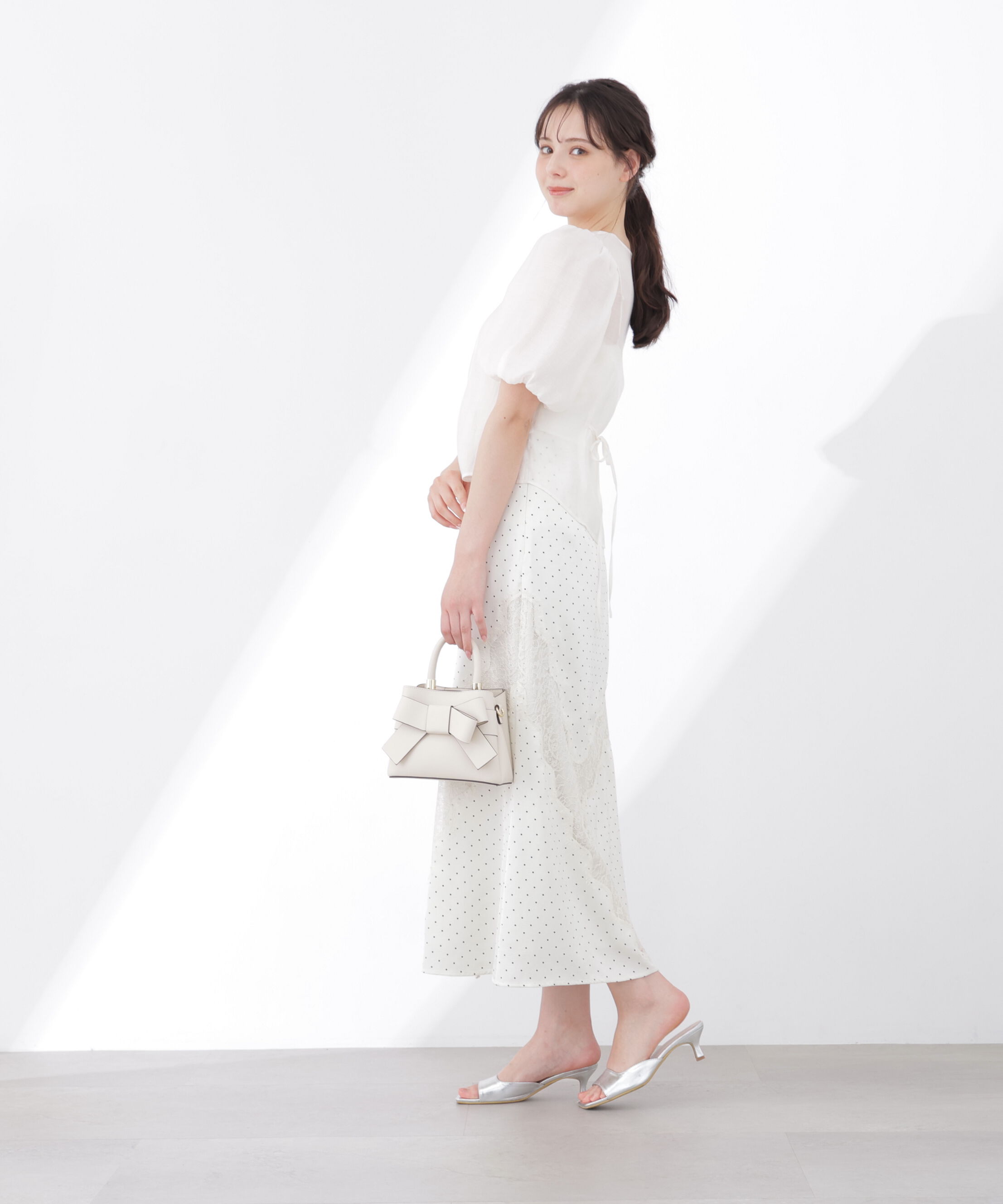 PROPORTION BODY DRESSING「レーストリムスカート 26SS」|スカート|