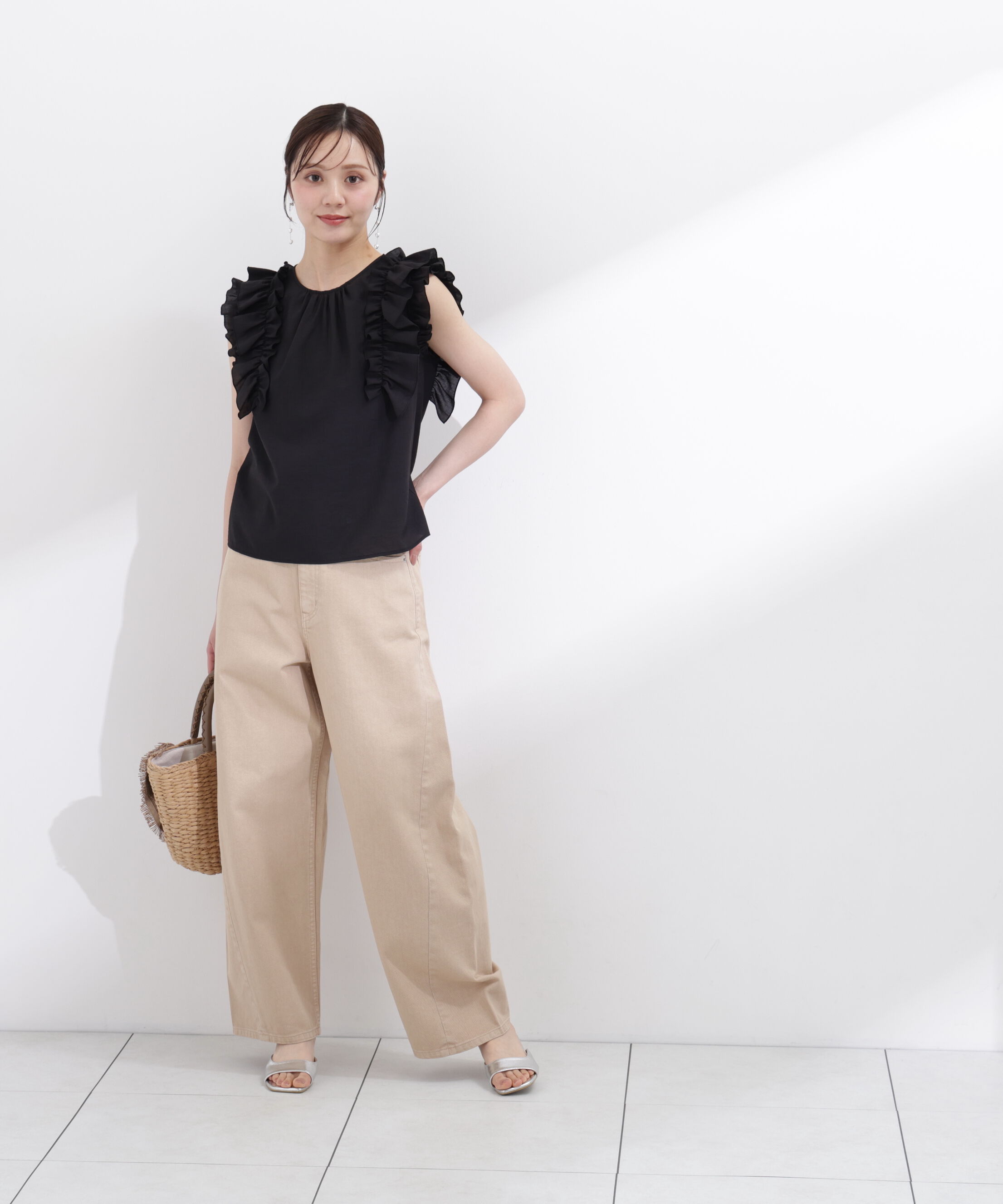 PROPORTION BODY DRESSING「ボリュームラッフルブラウス」|シャツ・ブラウス|