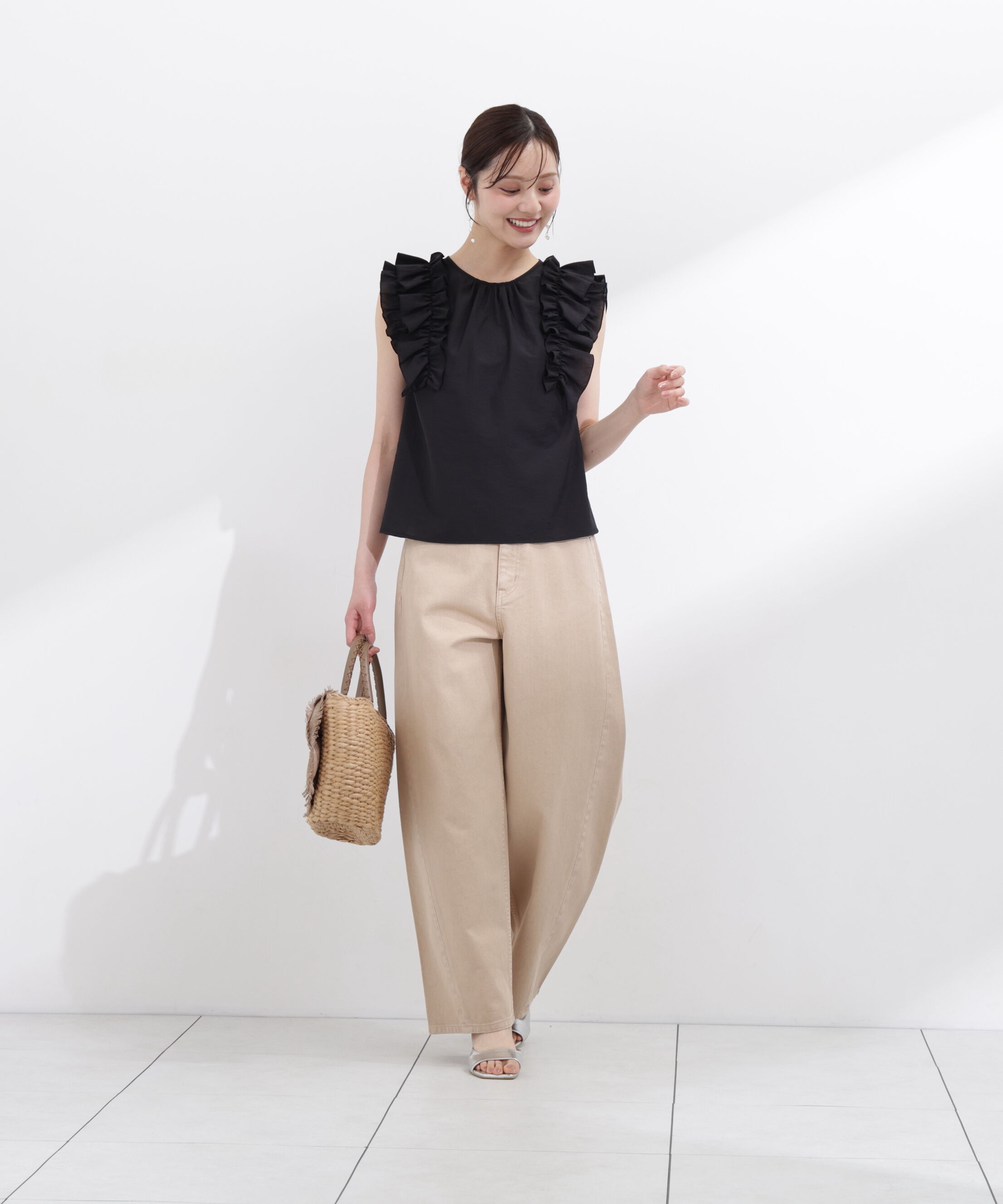 PROPORTION BODY DRESSING「ボリュームラッフルブラウス」|シャツ・ブラウス|