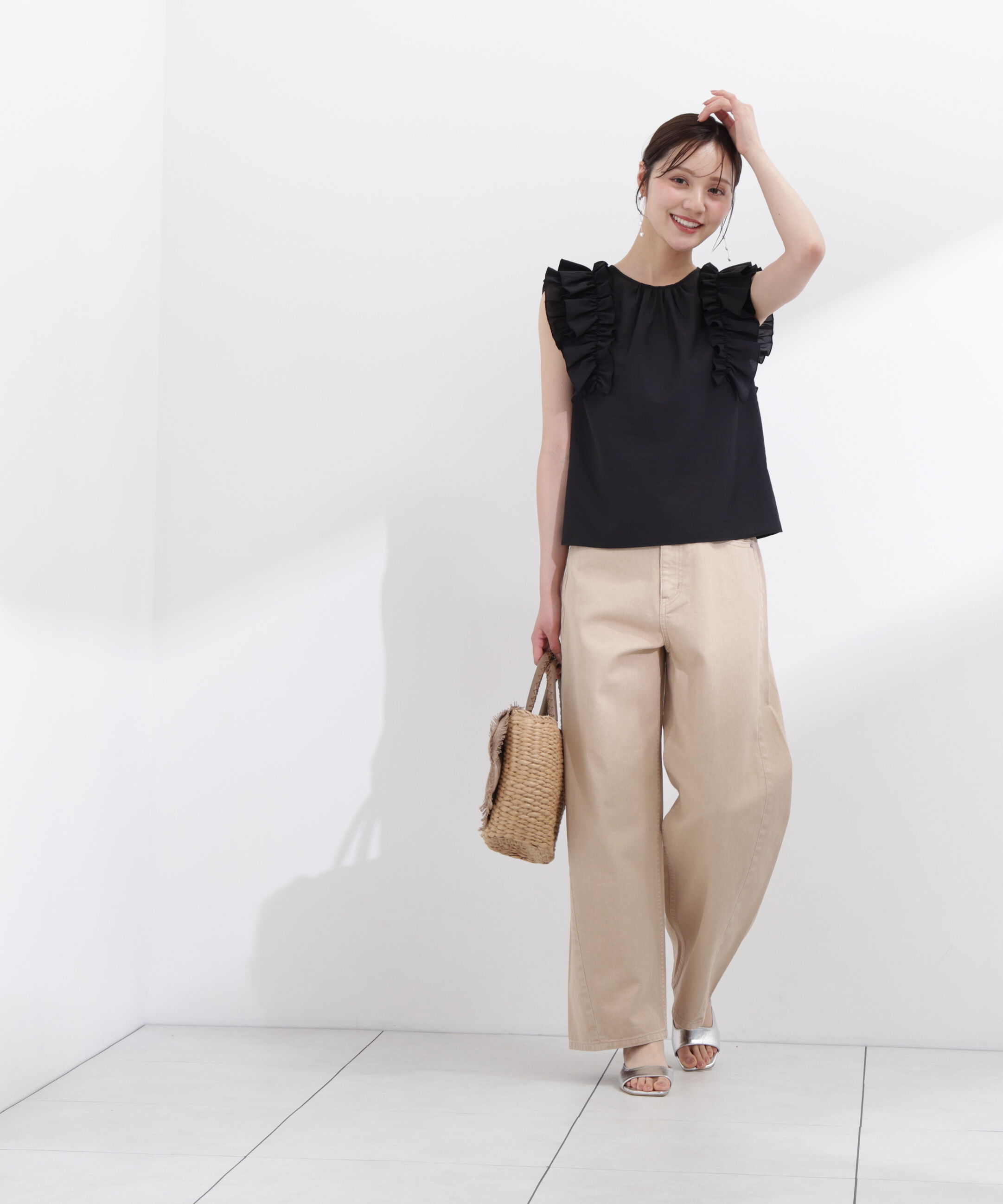 PROPORTION BODY DRESSING「ボリュームラッフルブラウス」|シャツ・ブラウス|