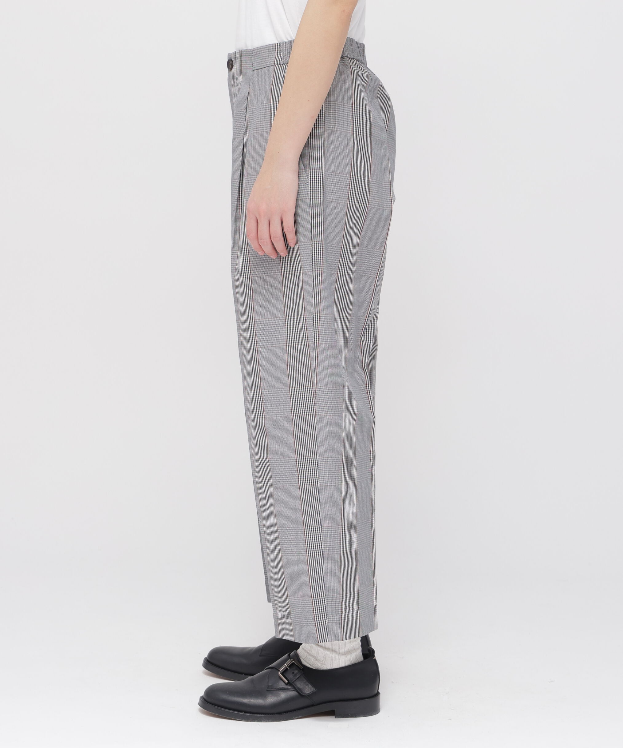  「PRINCE OF WALES CHECK COTTON LINEN TROUSERS」|その他|