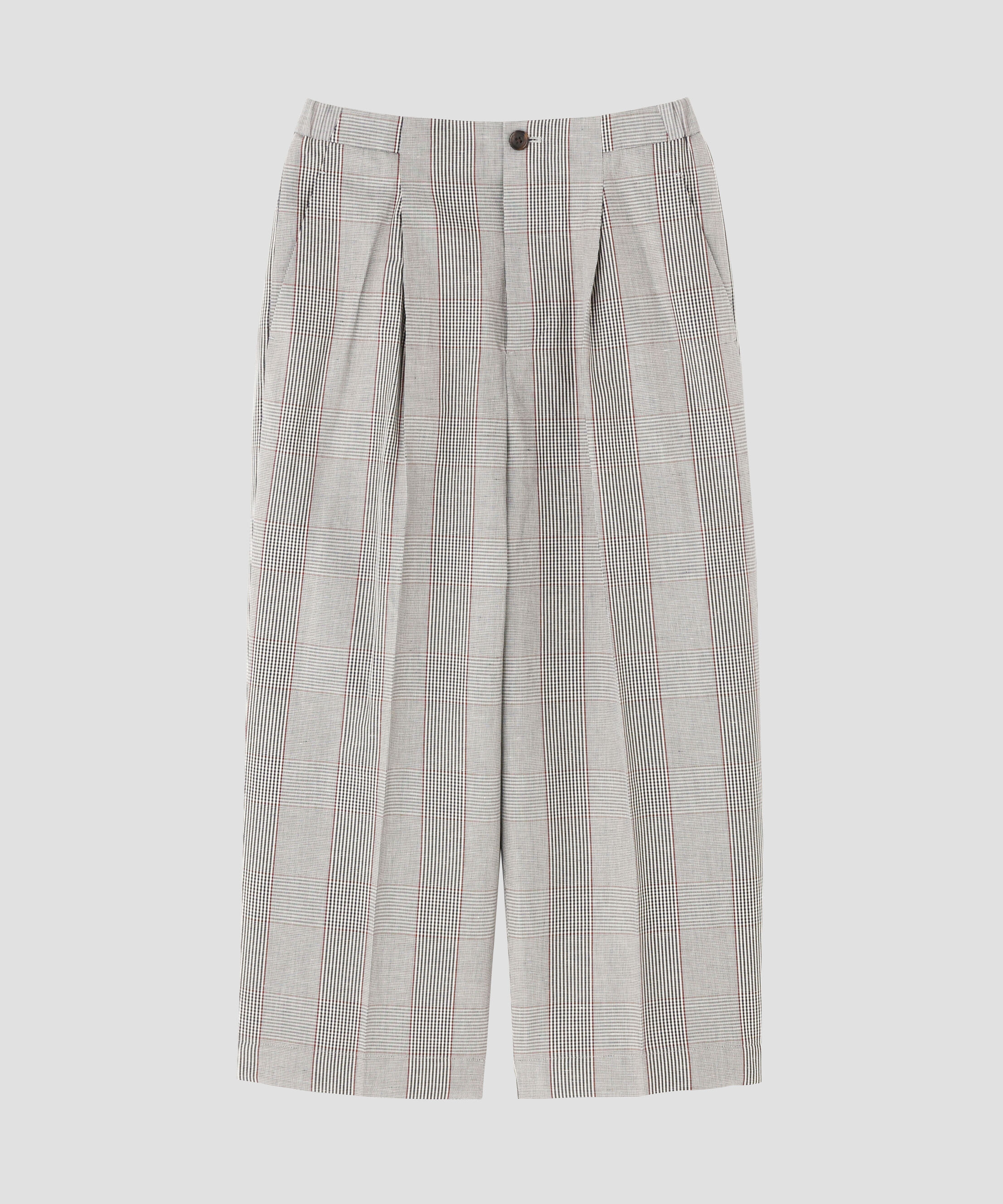  「PRINCE OF WALES CHECK COTTON LINEN TROUSERS」|その他|