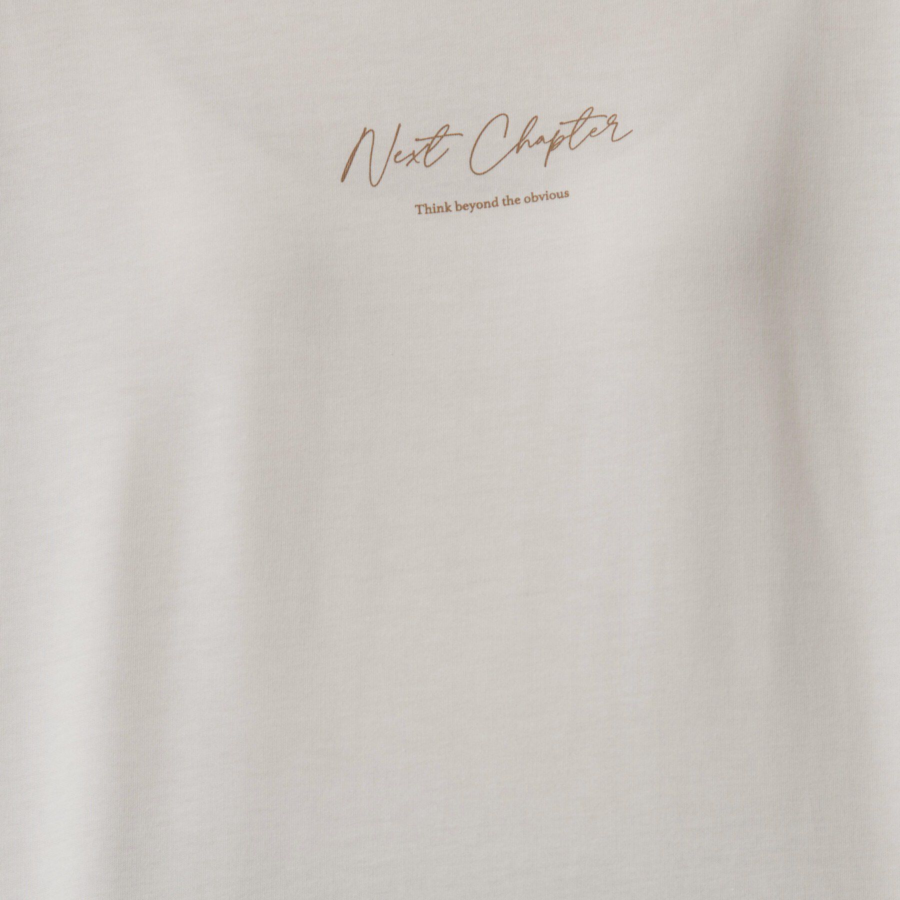SHOO･LA･RUE「【S-LL/体型カバー】インせず着られる 配色ステッチ 5分袖ロゴTシャツ」|Tシャツ・カットソー|